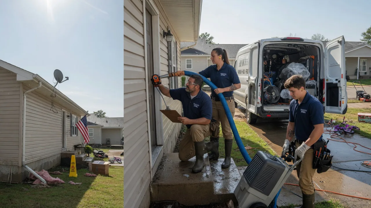 Ceiling Water Damage Restoration in Fairview, KS near me